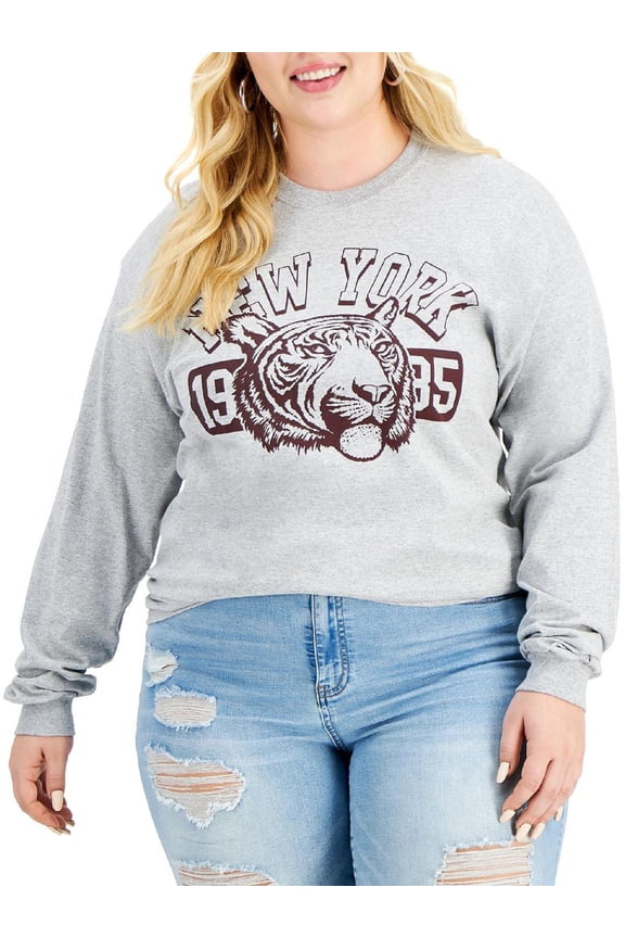 Women's Trendy Plus Size Cotton Graphic T-Shirts Size 1X