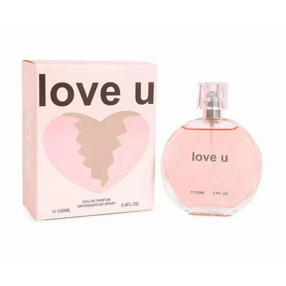 Love U Eau de Parfum Spray for Women, 3.4 fl oz by EBC Collection