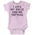 thumbnail image 1 of Love Uncle Tattoos Cute Rebellious Romper Boys or Girls Infant Baby Brisco Brands 12M, 1 of 6
