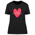 thumbnail image 1 of Love Unicorn Grunge Heart Quote T-Shirt Women -Image by Shutterstock, Female Large, 1 of 2