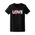thumbnail image 1 of Love Valentine's Daisy Flower Tee Women's -Image by Shutterstock, 1 of 2