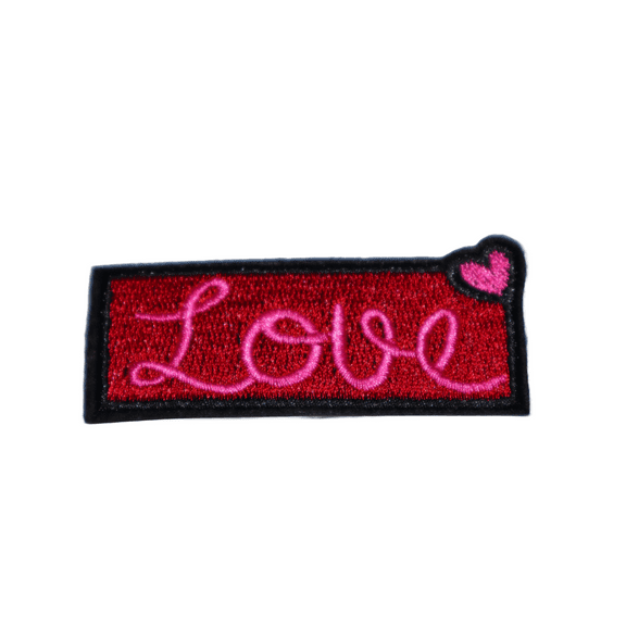 Love Valentine's Day Inspired Travel Embroidered Patch