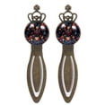 thumbnail image 1 of Love Vintage Copper Crown-Shaped Bookmarks: Stainless Steel Book Accessories and Bookmarks for Readers and Book Lovers - Set of 2, 1 of 5