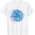 thumbnail image 1 of Love Volleyball Best Fun Birthday - Volleyball Team Sports T-Shirt, 1 of 3