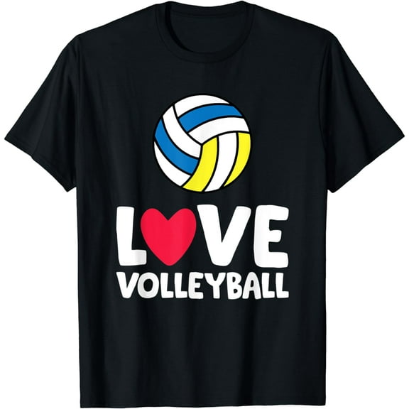 Love Volleyball Funny Volleyball Player T-Shirt mens t shirt，black，women，funny，misfits，men，journey，t-shirt