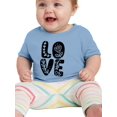 thumbnail image 1 of Love W Flowers T-Shirt Infant -Smartprints Designs,  6 Months, 1 of 4