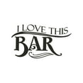 thumbnail image 1 of Love Wall Decals for Adult Home - Somewhere to Relax and Drink Bar DIY & Creativity Boy Girl Bedroom Wall Sticker - Size: 10 In x 6 In, 1 of 5