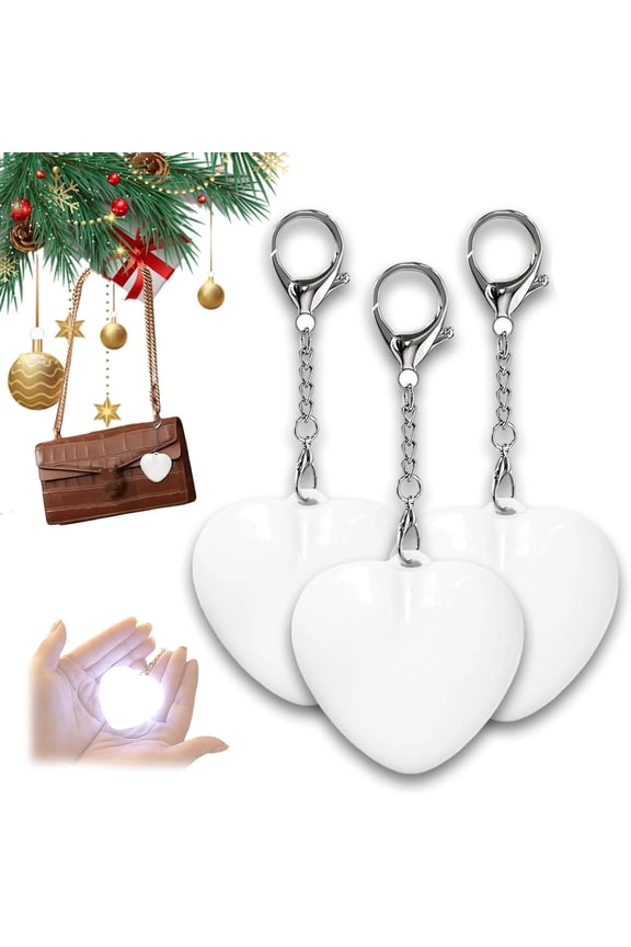 Love Wallet Tote Bag Touch Sensing Light, Touch Sensor Purse Light, Rechargeable Mini Touch Handbag Light, Purse Light for Women, LED Automatic Glow Lights, Perfect Gift for Wallets & Handbags (3PCS)