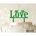 thumbnail image 1 of "Love Wedding Cake Topper Custom Cake Topper Color Option Available 5""-7"" Inches Wide", 1 of 1