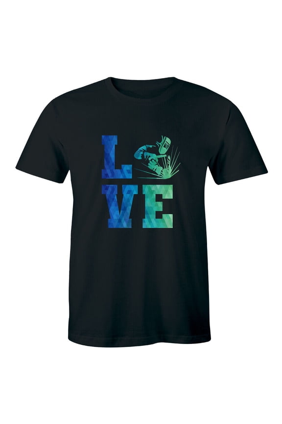 Love Welding Men's T-Shirt Father's Day Gift Proud Welder Tradesperson Job Tee
