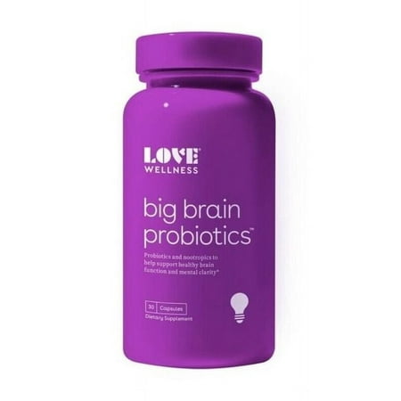 Love Wellness Big Brain Pro biotics No otropics Healthy Brain -30 Capsule