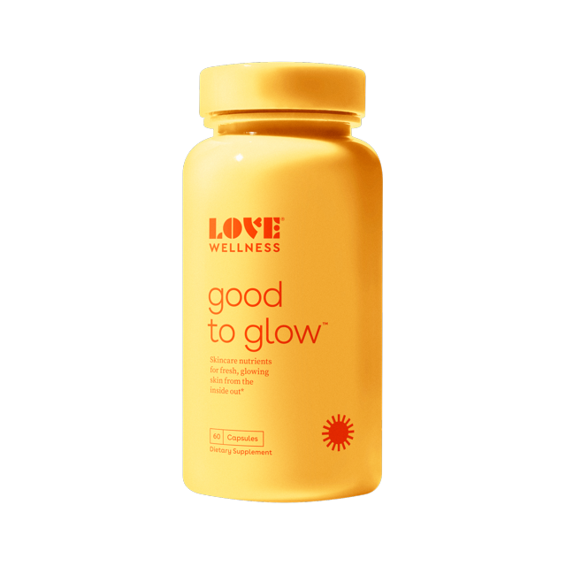 Love Wellness, Good to Glow Skin Care Supplement, 60 Capsules, Collagen
