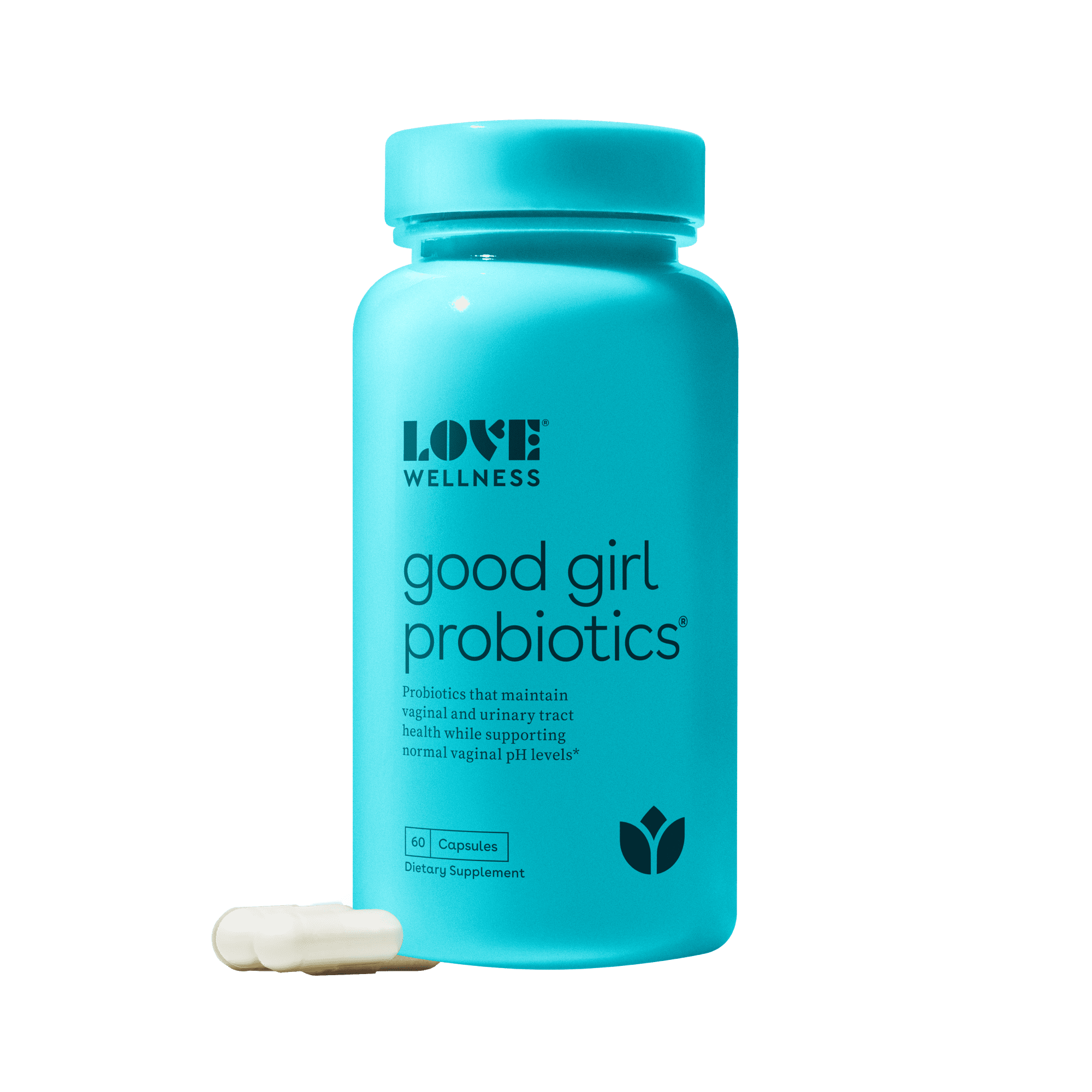 Love Wellness Good Girl Probiotics, Vaginal & Urinary Tract Health, pH