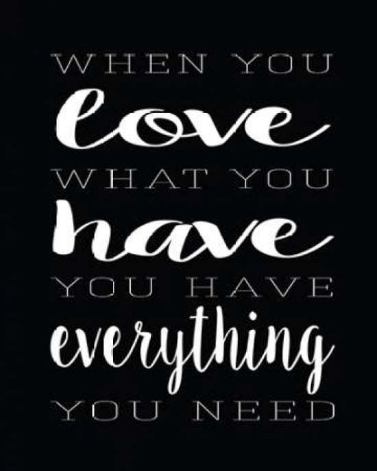 Love What You Have Canvas Art - Alli Rogosich (24 x 30)