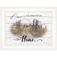 thumbnail image 1 of TrendyDecor4U Love Will Always Lead You Home Framed Print BJ1218-226G, 1 of 3