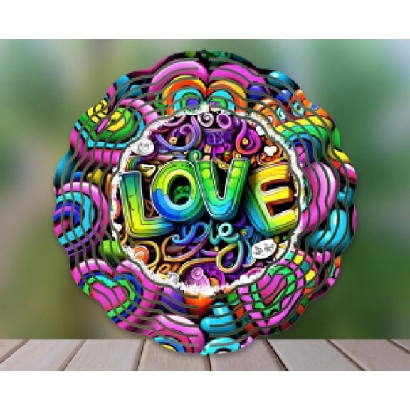 Love Wind Spinner