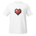 thumbnail image 1 of Love Wins (Even in Low Resolution): Retro 8-Bit Heart Unisex T-Shirt, 1 of 3