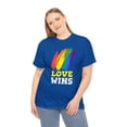 thumbnail image 1 of Love Wins LGBT Lesbian Pride Month Transgender Rainbow Gay Plus Size Clothing for Women, 1 of 8