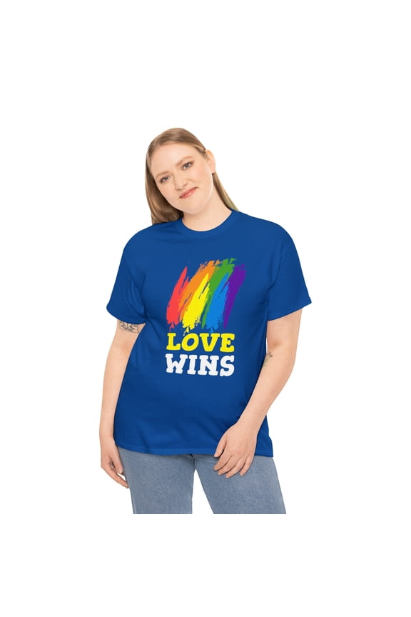 Love Wins LGBT Lesbian Pride Month Transgender Rainbow Gay Plus Size Clothing for Women