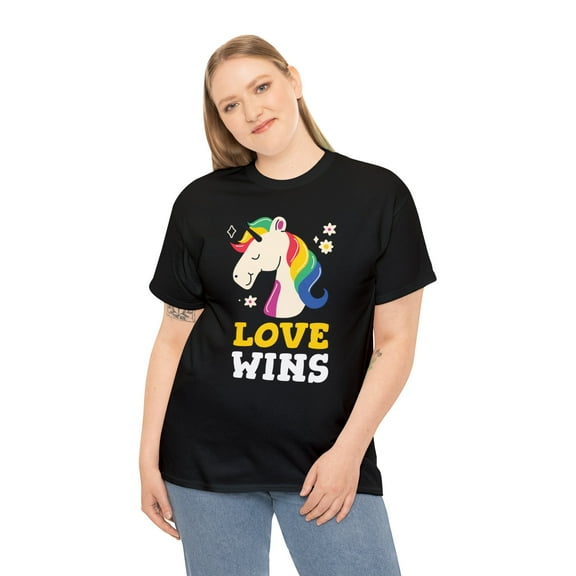 Love Wins LGBT Love Live Be Happy LGBT Flag Gay Pride Month Plus Size Shirts for Women