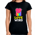 thumbnail image 1 of Love Wins Lesbian Gay Bisexual Transgender Queer LGBTQ Pride Women Tops, 1 of 8