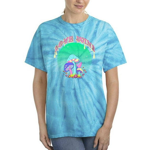 Love Wins Mushroom Tie Dye Cyclone Women -Image by Shutterstock, Female Large