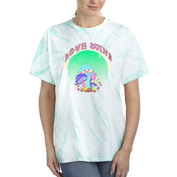 Love Wins Mushroom Tie Dye Cyclone Women -Image by Shutterstock, Female XX-Large