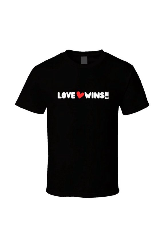 Love Wins Statement Shirt - Valentine's Day T-Shirt - Unisex
