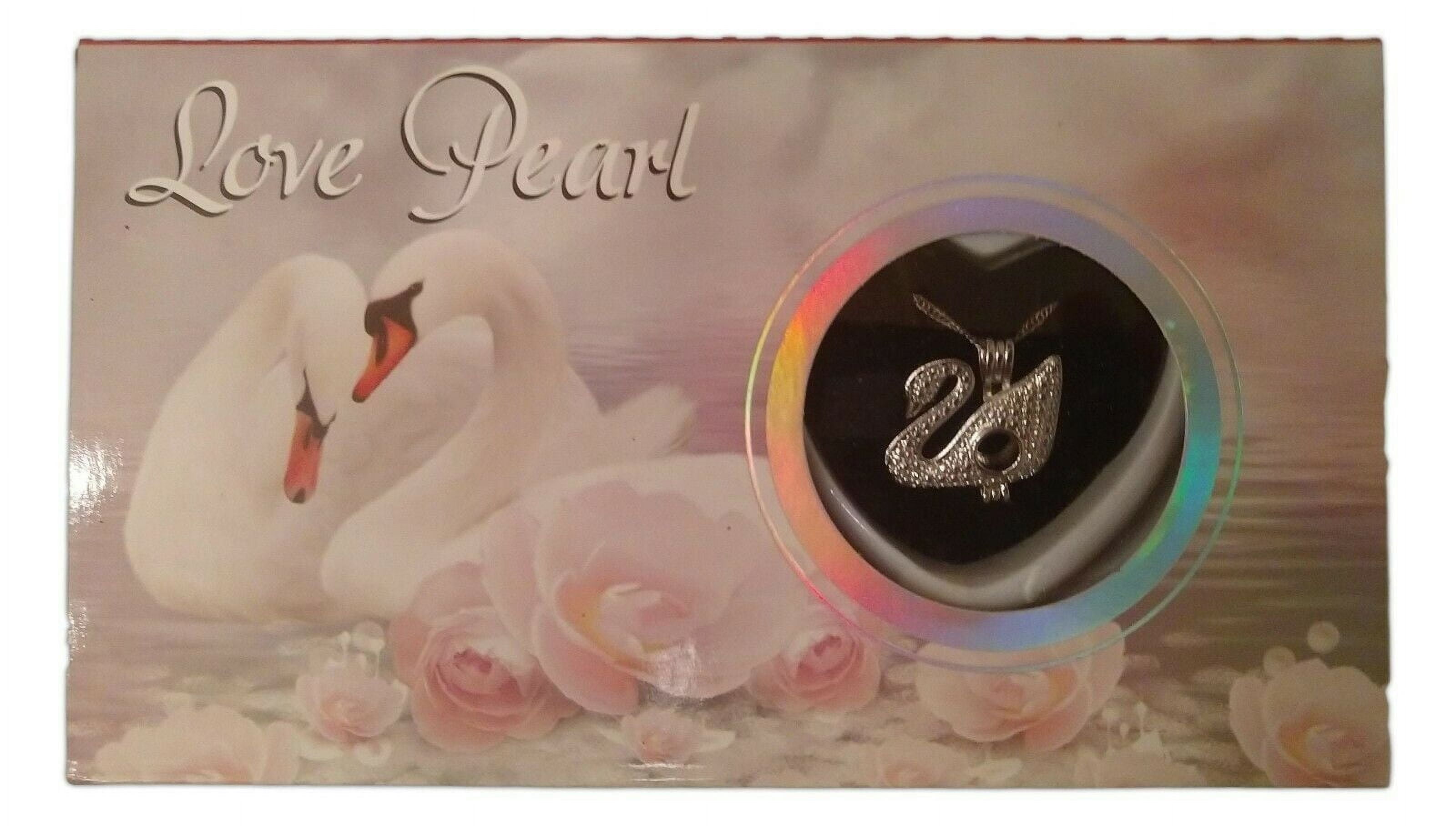 Love Pearl SWAN Necklace Kit, Simulated Pearl in an Oyster