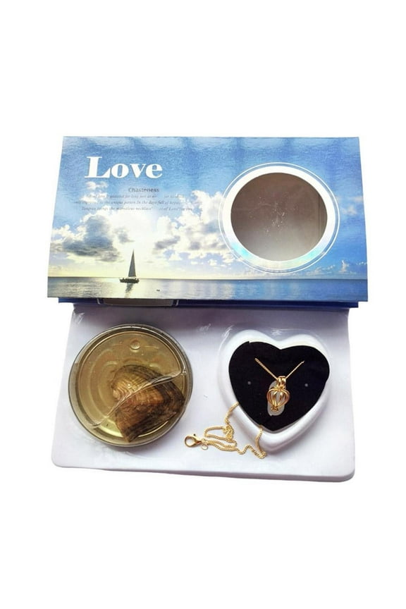 Pearl Kit DIY Pendant Necklace Valentine's Day Gift Box D9T9 U2B8