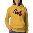 thumbnail image 1 of Love With Rose Hoodie Women -Image by Shutterstock, Female Medium, 1 of 4