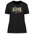thumbnail image 1 of Love With Sunflowers And Birds T-Shirt Women -Image by Shutterstock, Female Small, 1 of 2