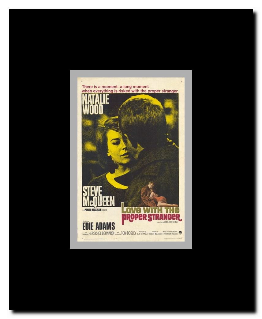 Love With the Proper Stranger Framed Movie Poster