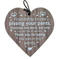 thumbnail image 1 of Love Wooden Plaque Friendship Small Hanging Plaque Friendship Wooden Pendant Christmas Tree Decoration Pendant Christmas Family Car Pendant, Usupdd 2025 Love Wooden Plaque Friendship Small, 1 of 1