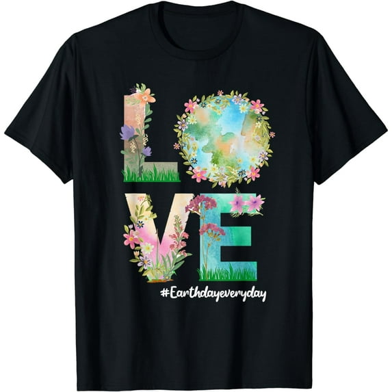 Love World Earth Day 2023 Planet Earth Day Everyday Tie Dye T-Shirt