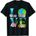 thumbnail image 1 of Love World Earth Day 2024 Planet for men women T-Shirt, 1 of 4
