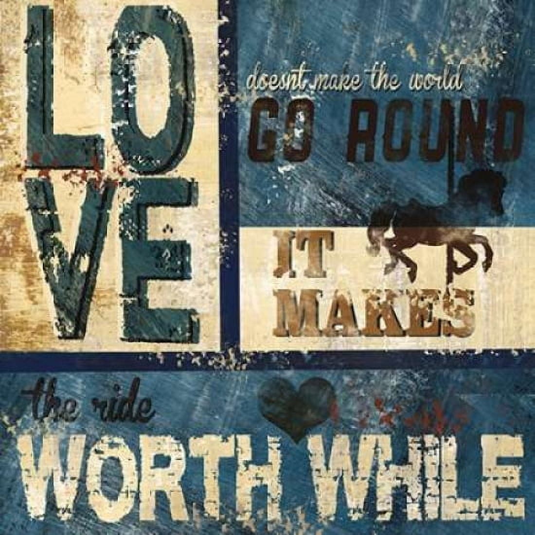 Love Worth While Canvas Art - Conrad Knutsen (24 x 24)