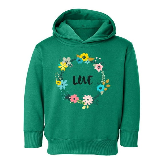 Love Wreath Hoodie Toddler -Image by Shutterstock, 2 Toddler