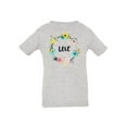 thumbnail image 1 of Love Wreath T-Shirt Infant -Image by Shutterstock,  6 Months, 1 of 4