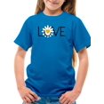 thumbnail image 1 of Love Yellow Daisy T-Shirt Juniors -Image by Shutterstock,  Medium, 1 of 4