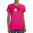 thumbnail image 1 of Love Yellow Daisy T-Shirt Women -Image by Shutterstock, Female 3X-Large, 1 of 4