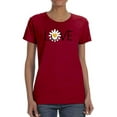 thumbnail image 1 of Love Yellow Daisy T-Shirt Women -Image by Shutterstock, Female Large, 1 of 4