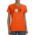 thumbnail image 1 of Love Yellow Daisy T-Shirt Women -Image by Shutterstock, Female Large, 1 of 4