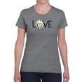 thumbnail image 1 of Love Yellow Daisy T-Shirt Women -Image by Shutterstock, Female Medium, 1 of 4
