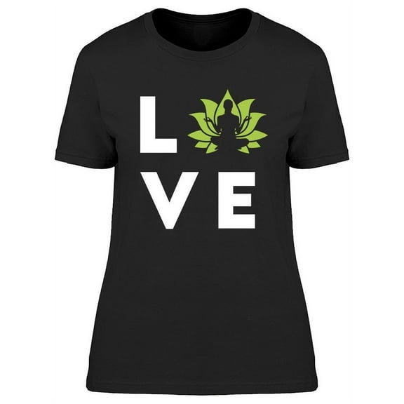 Love Yoga  T-Shirt Women -Image by Shutterstock, Female x-Large