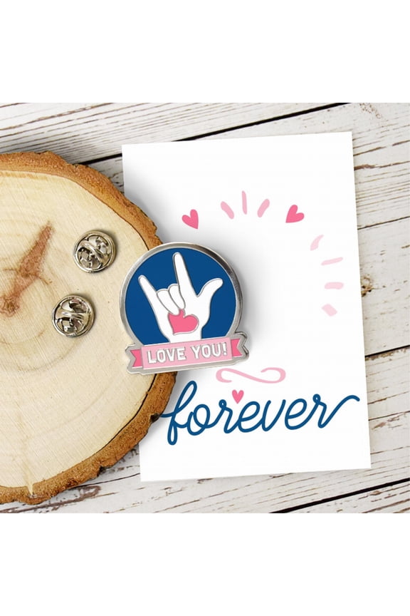 Love You - ASL or American Sign Language Enamel Pin