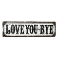 thumbnail image 1 of Love You Bye Retro Wooden Sign One Size Wall Decorative Sign For Home Decoration, 1 of 3