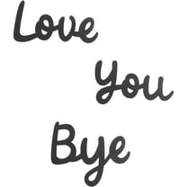 Love You Bye Sign Above Door, Wooden Wall Art Decor, Love and Warm Decoration for Your Family, Boho Wall Decor, Wall Decoration Living Room for Door, Home, Windows and Walls
