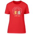 thumbnail image 1 of Love You Cat Couple T-Shirt Women -Image by Shutterstock, Female Small, 1 of 2