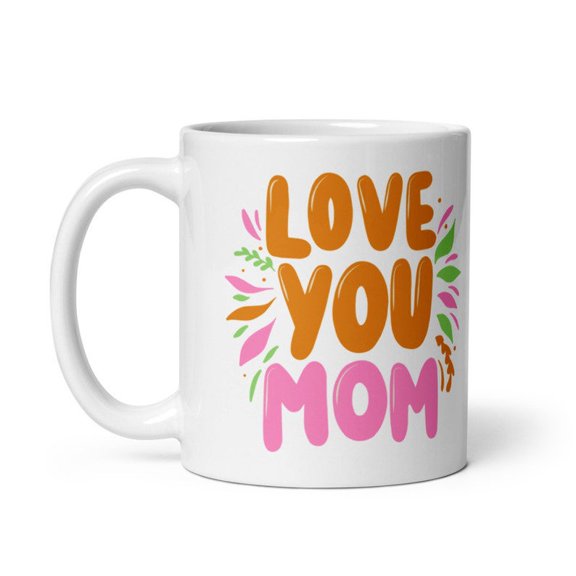 Love You Coffee Mug, Cupid Heart Gift